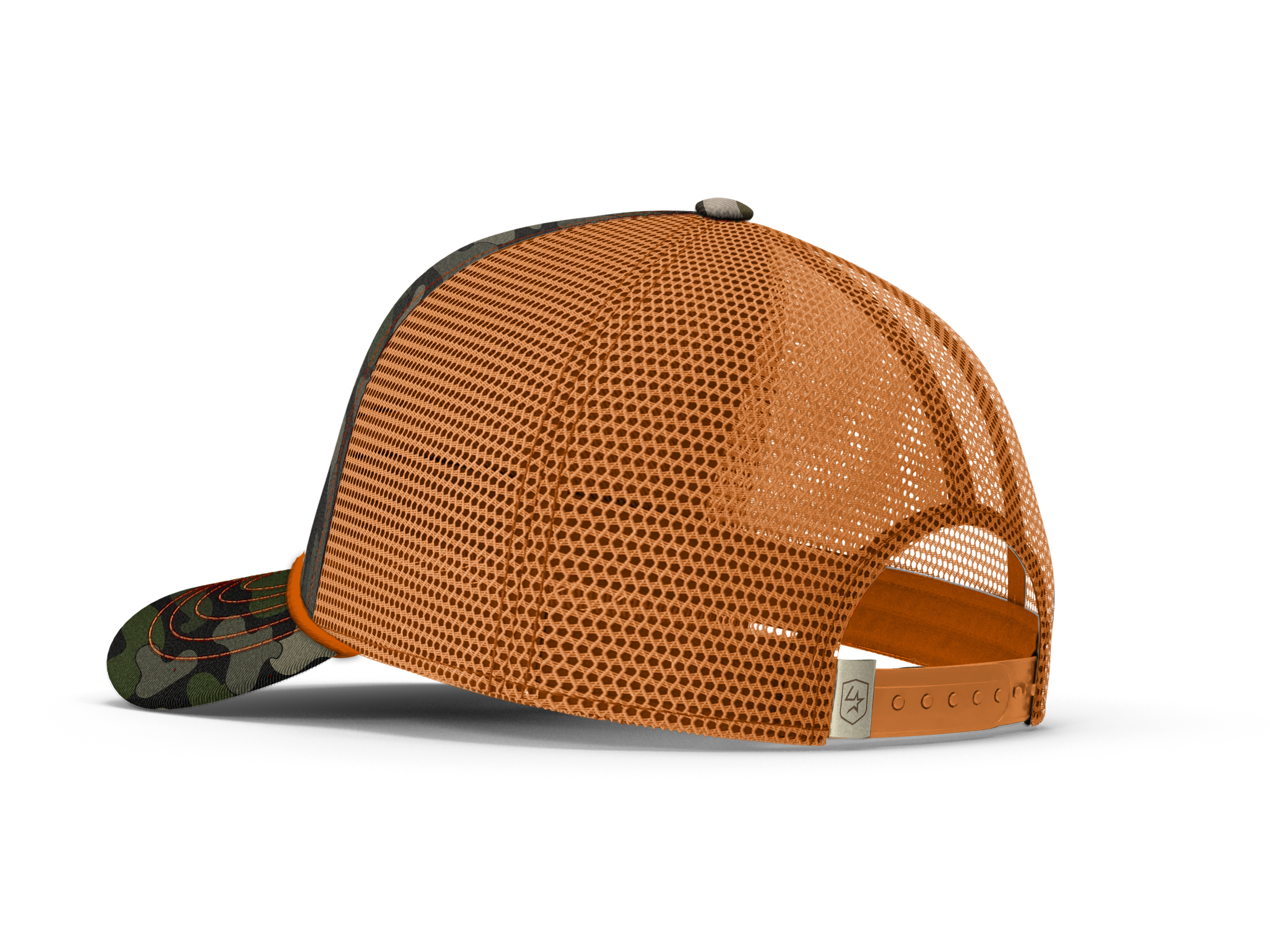 Lone Star Ropes Script Trucker Cap - Dark Duck Camo