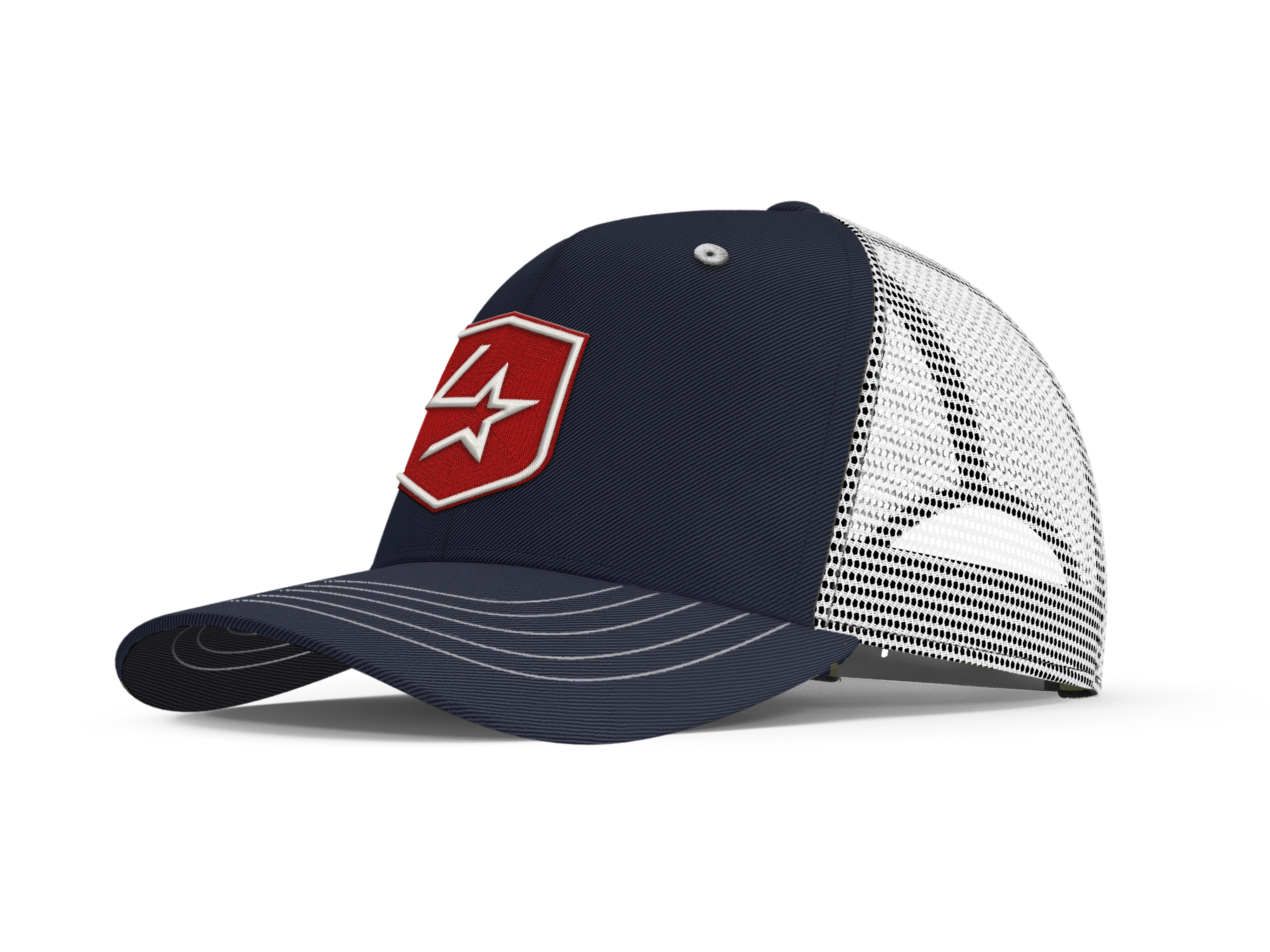 Lone Star Ropes Trucker Cap - Navy/White