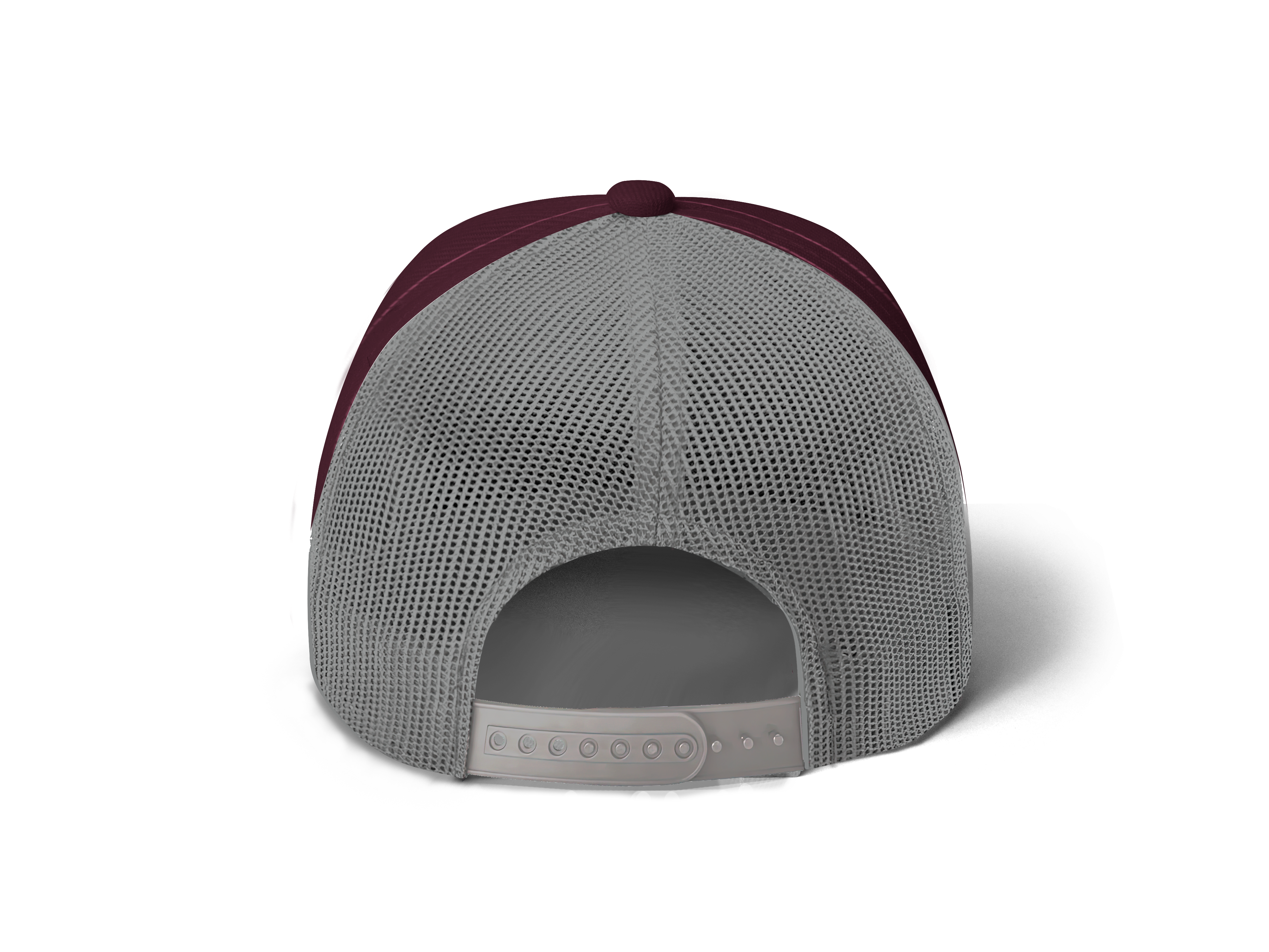 Lone Star Ropes Trucker Cap - Burgundy/Grey