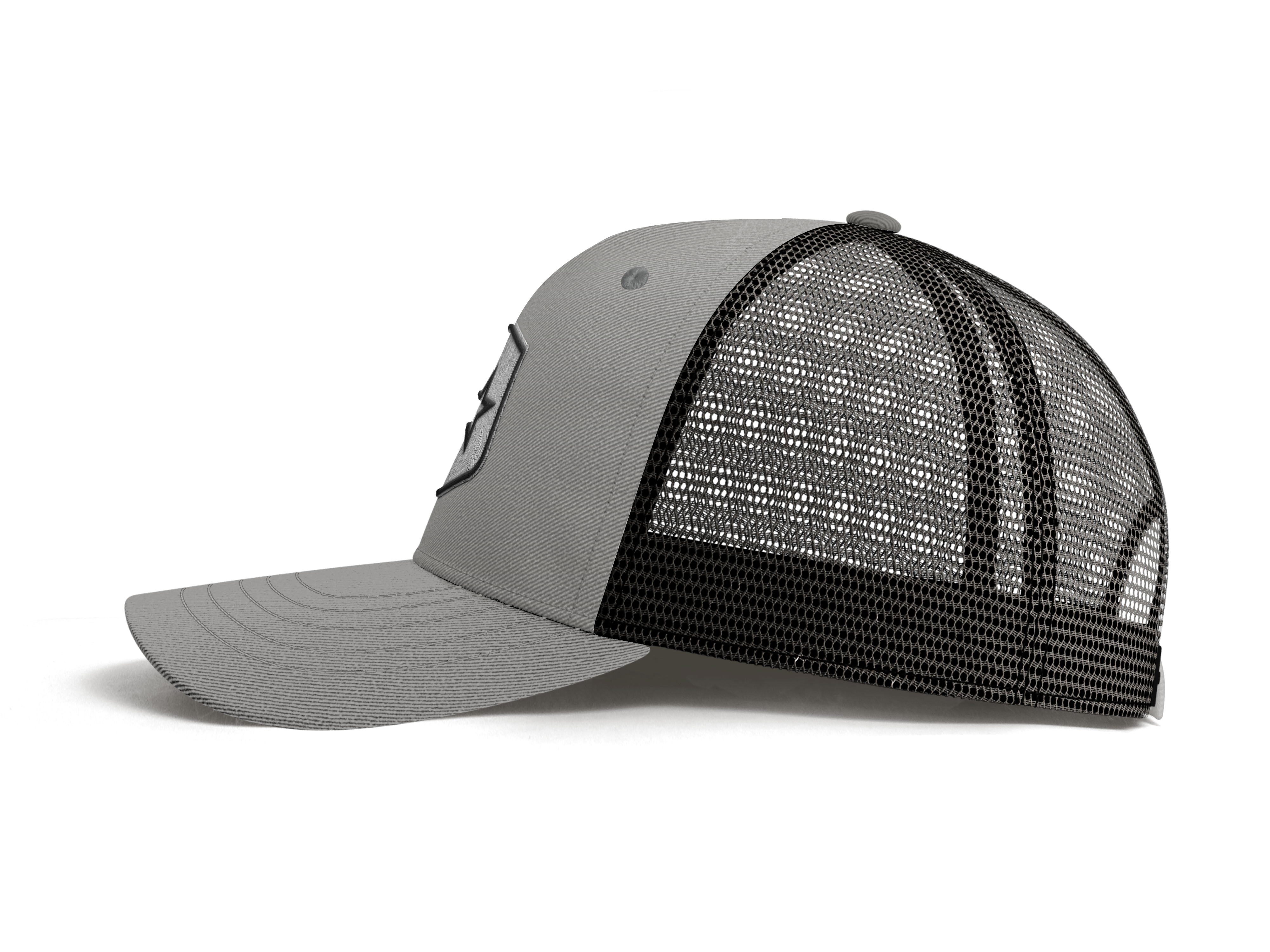 Lone Star Ropes Trucker Cap - Light Grey/Black