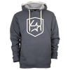 Lone Star Ropes Shield Hoodie - Dark Grey