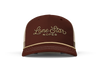 Lone Star Ropes Script Trucker Cap - Maroon/Tan