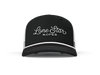 Lone Star Ropes Script Trucker Cap - Black/White
