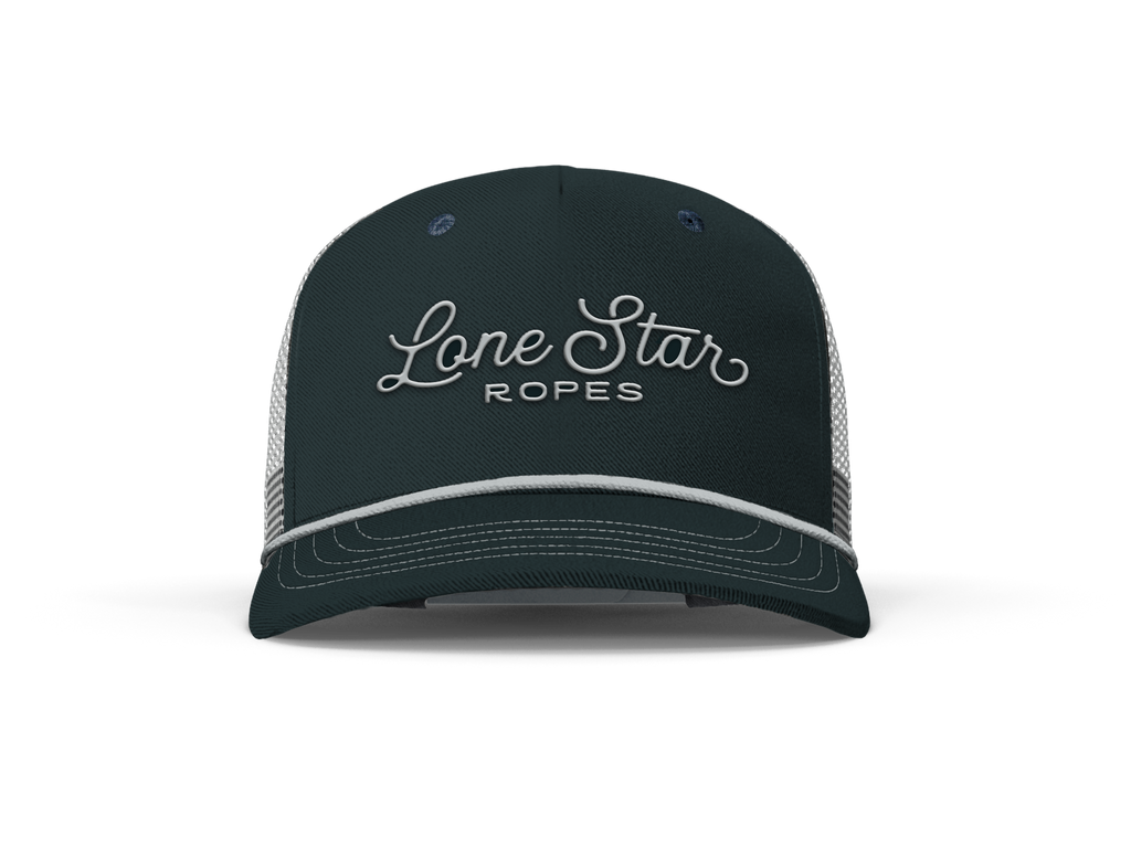 Lone Star Ropes Script Trucker Cap - Blue/Gray