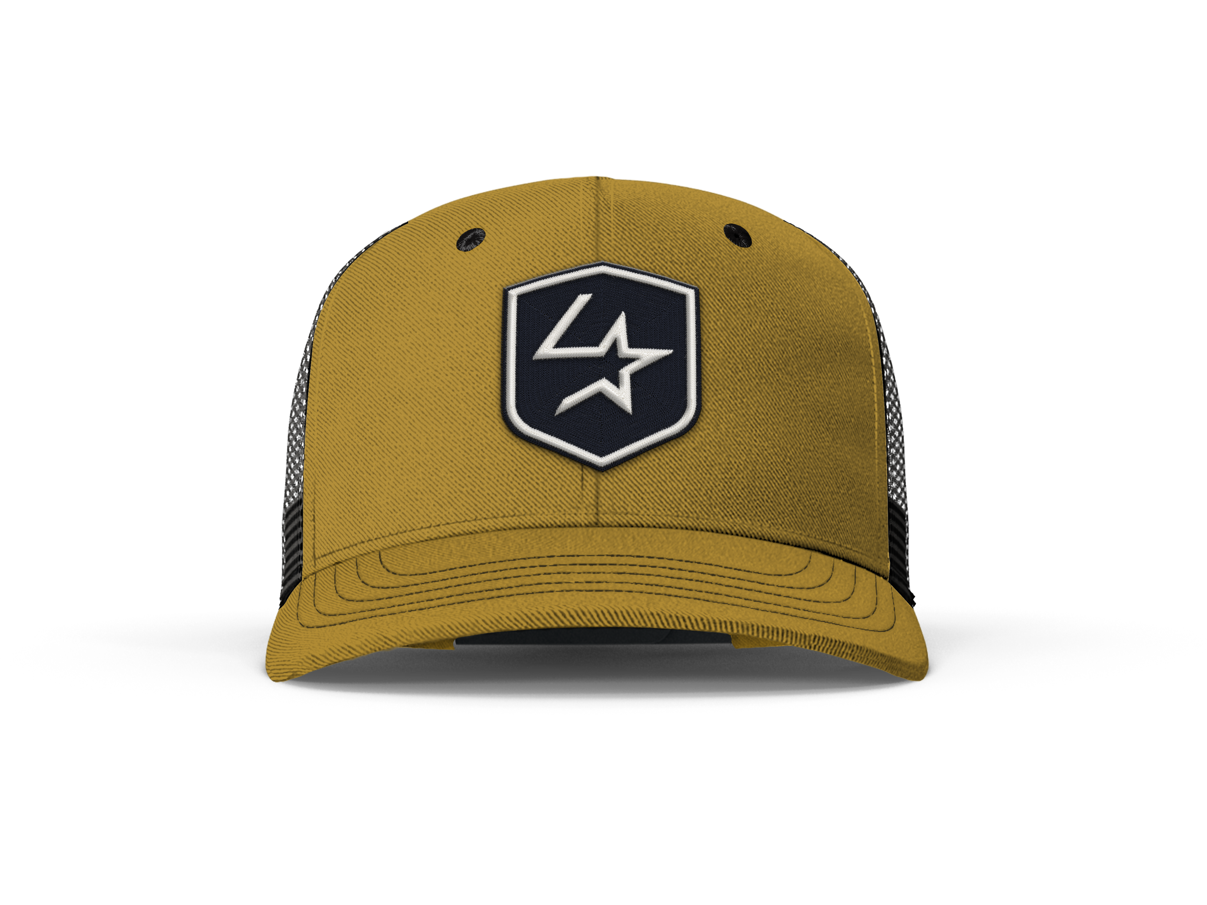 Lone Star Ropes Trucker Cap - Mustard/Black