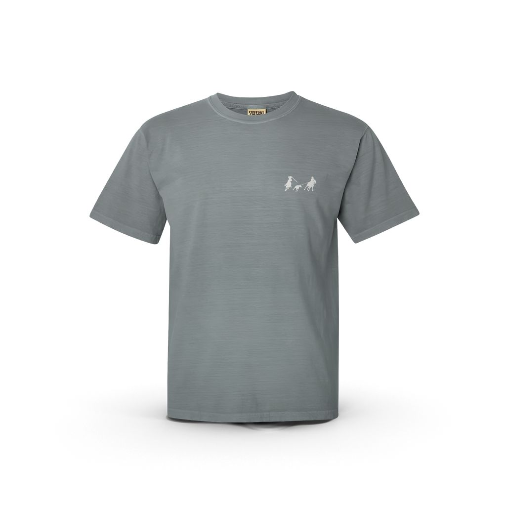 Lone Star Ropes Short Sleeve Roper Tee - Granite
