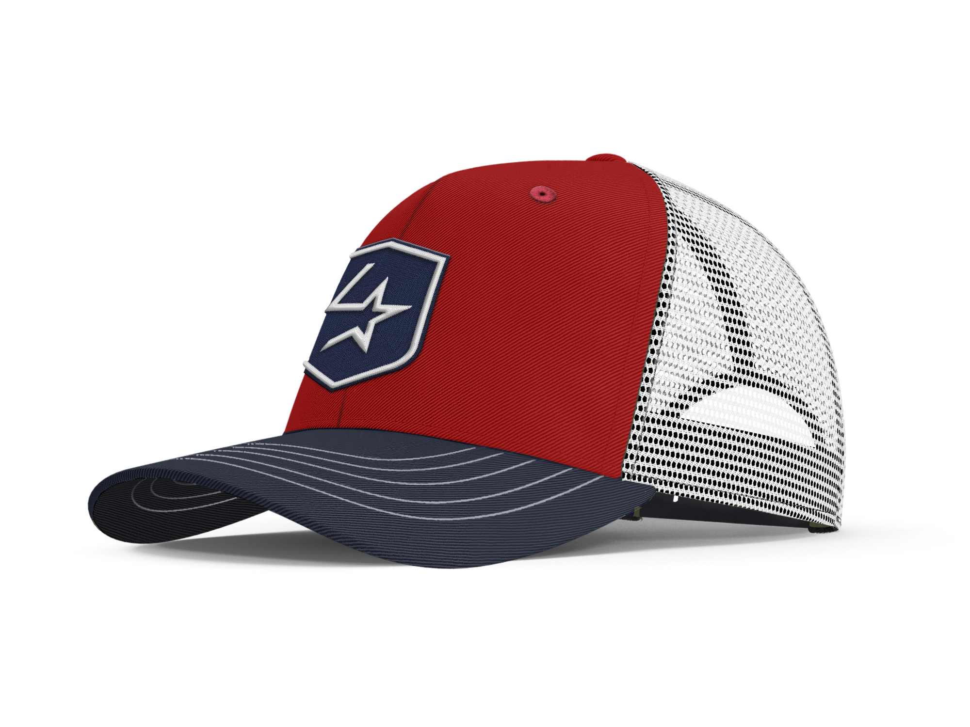 Lone Star Ropes Trucker Cap - Red/White/Blue