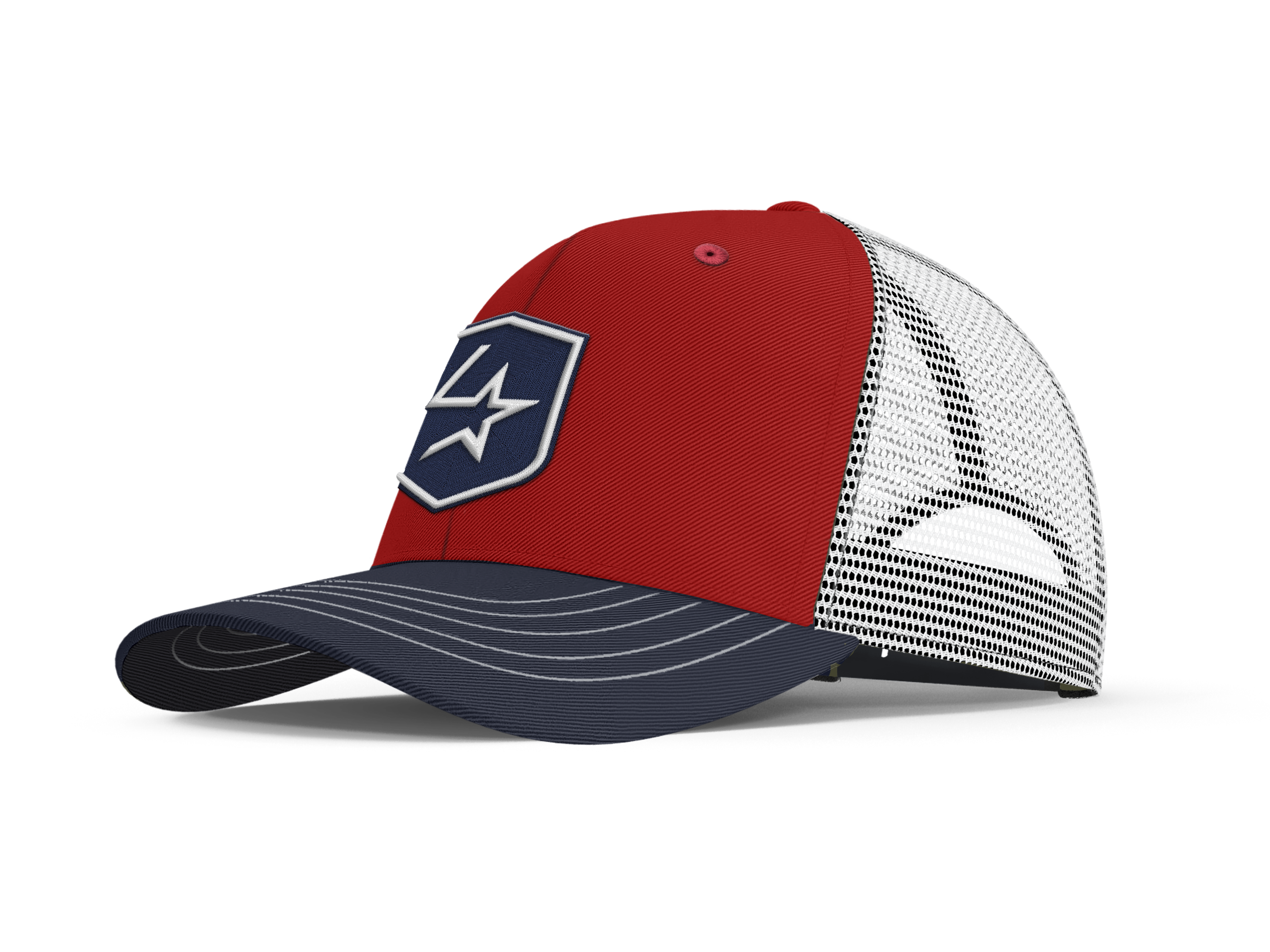 Lone Star Ropes Trucker Cap - Red/White/Blue