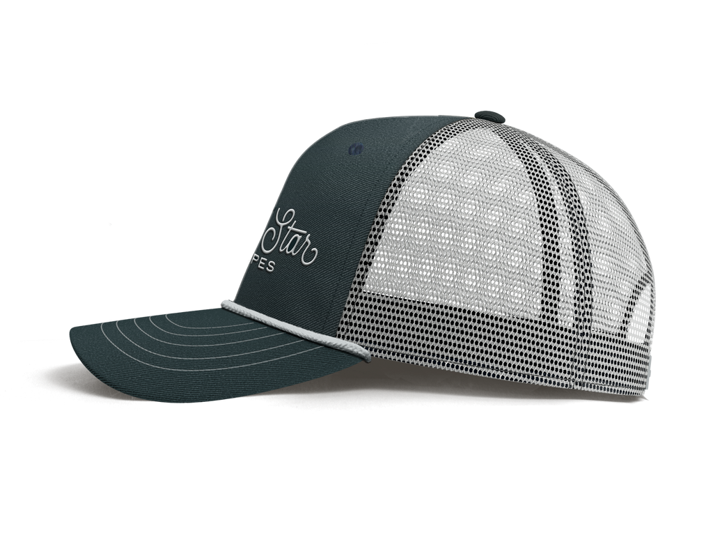 Lone Star Ropes Script Trucker Cap - Blue/Gray