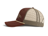 Lone Star Ropes Script Trucker Cap - Maroon/Tan