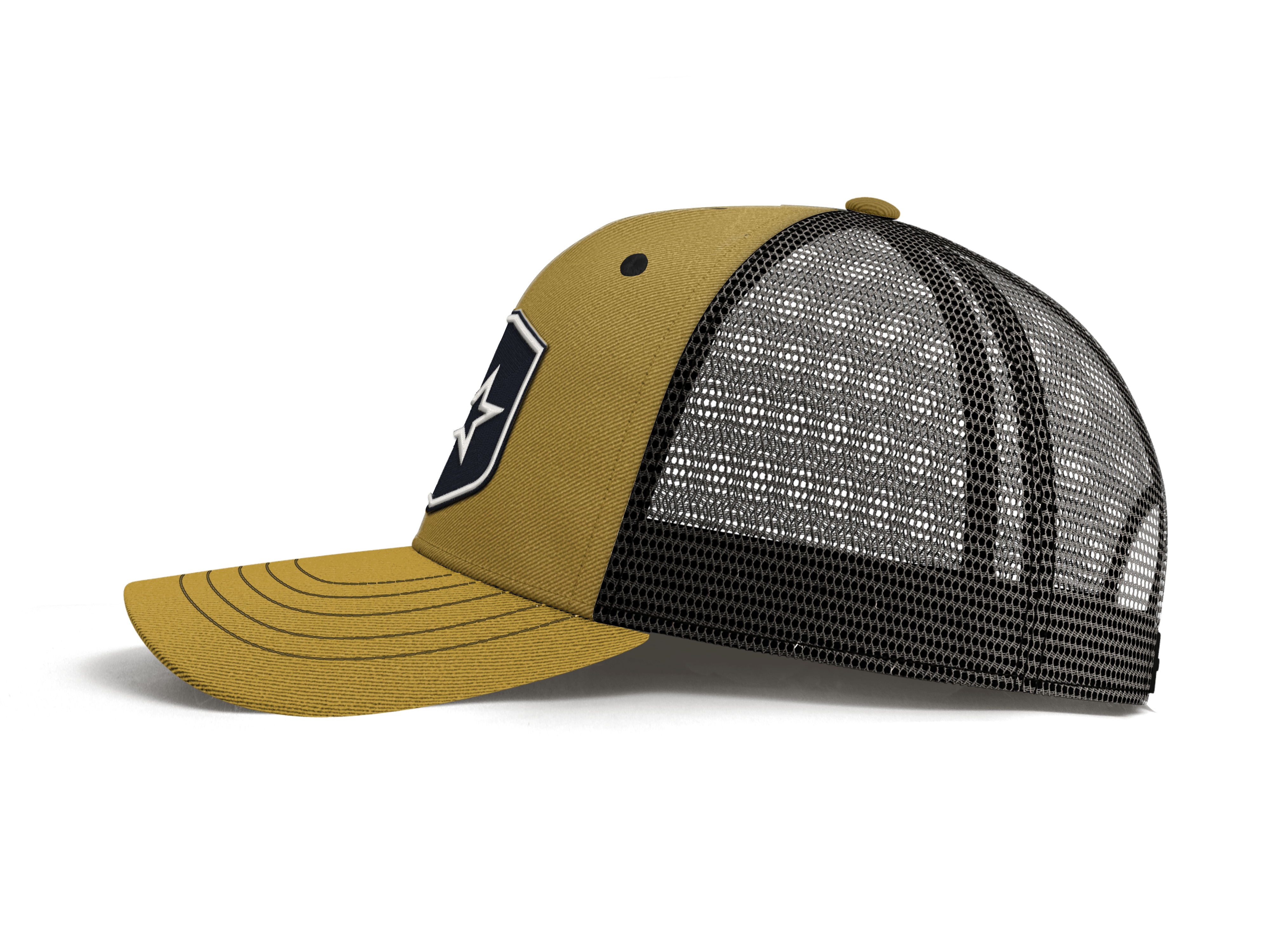 Lone Star Ropes Trucker Cap - Mustard/Black