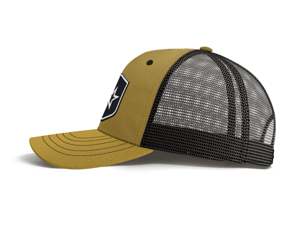 Lone Star Ropes Trucker Cap - Mustard/Black