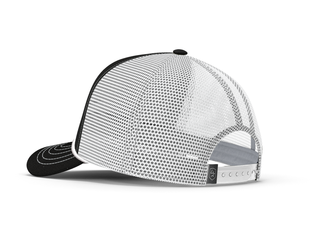 Lone Star Ropes Script Trucker Cap - Black/White