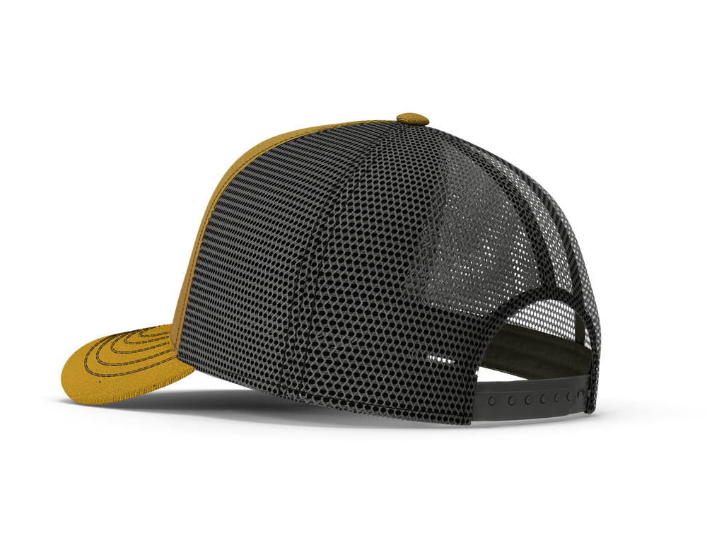 Lone Star Ropes Trucker Cap - Mustard/Black