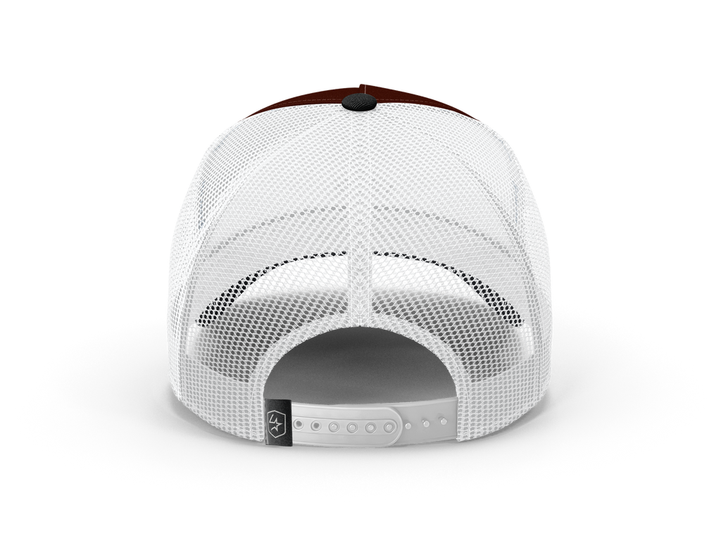 Lone Star Ropes Script Trucker Cap - Black/White