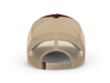 Lone Star Ropes Script Trucker Cap - Maroon/Tan