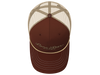 Lone Star Ropes Script Trucker Cap - Maroon/Tan