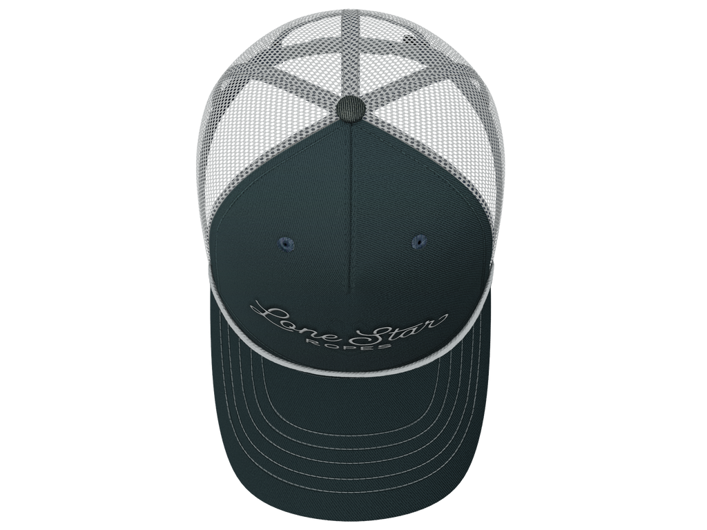 Lone Star Ropes Script Trucker Cap - Blue/Gray