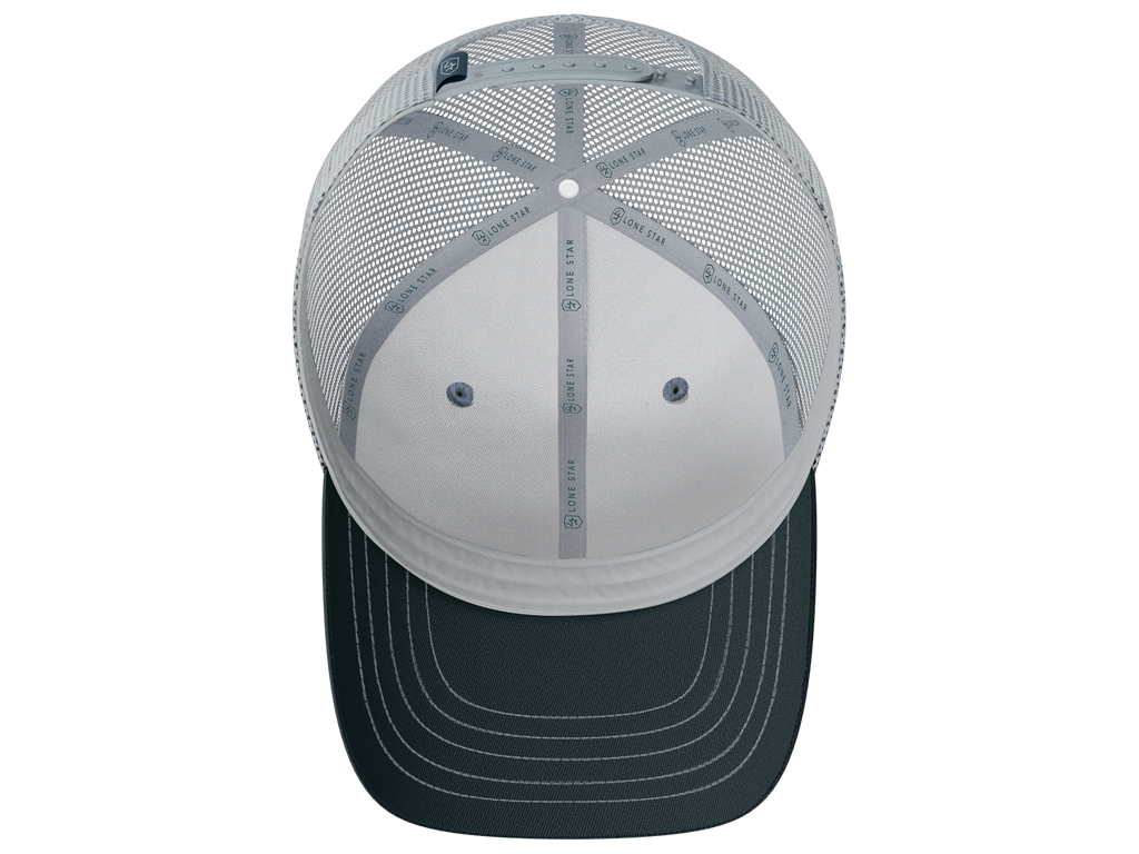 Lone Star Ropes Script Trucker Cap - Blue/Gray
