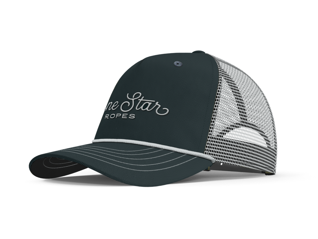 Lone Star Ropes Script Trucker Cap - Blue/Gray