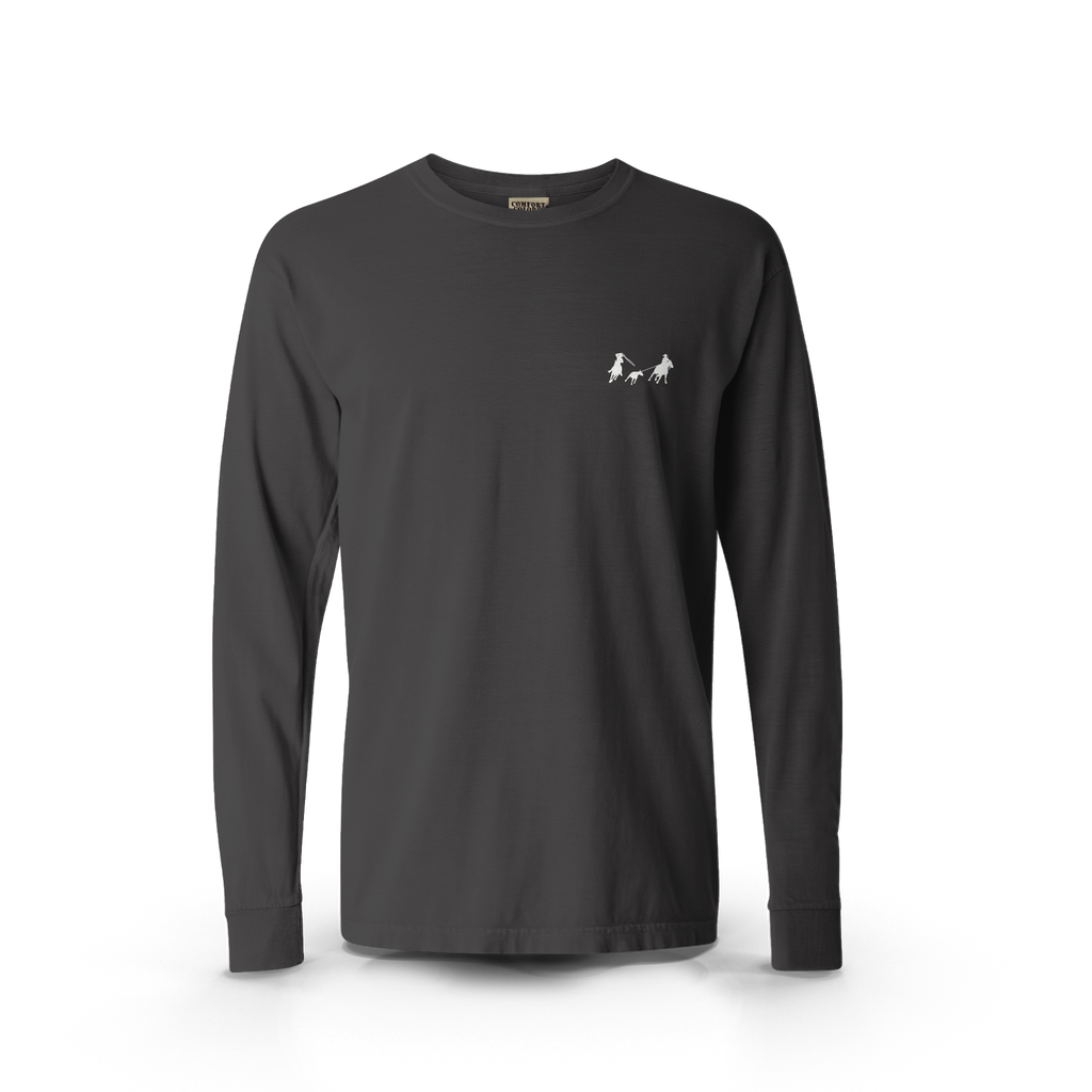 Lone Star Ropes Long Sleeve Roper Tee - Black