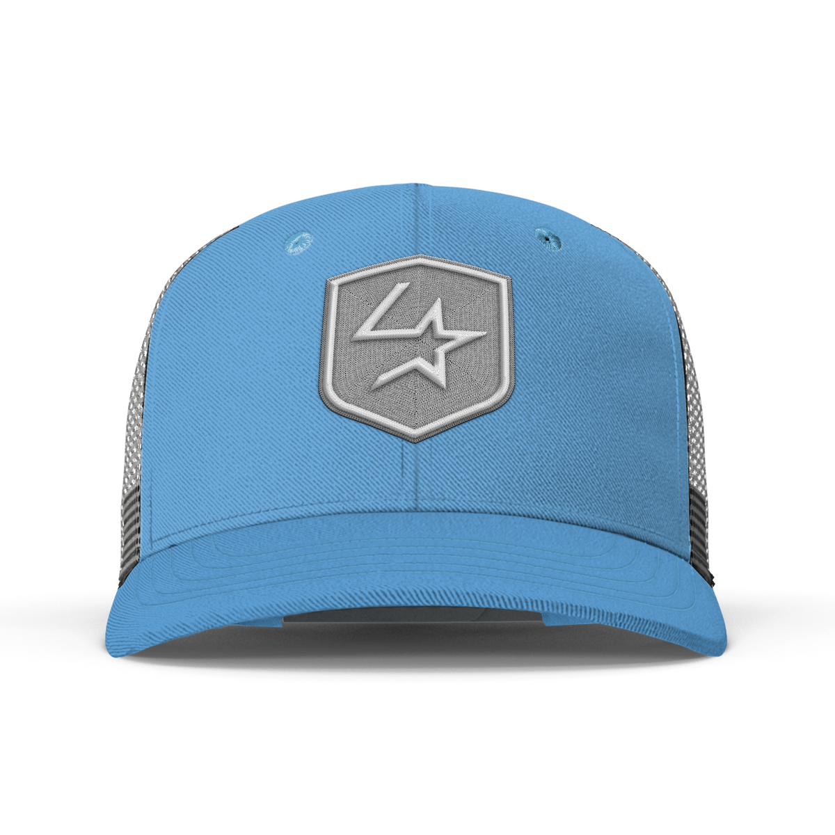 Lone Star Ropes Trucker Cap - Light Blue/Grey