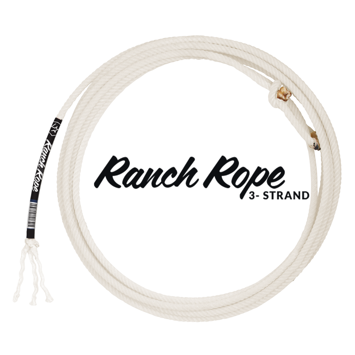 Wire Rope W Ranch 3 Ton The Lone Star 3 Strand Ranch Rope - Nylon
