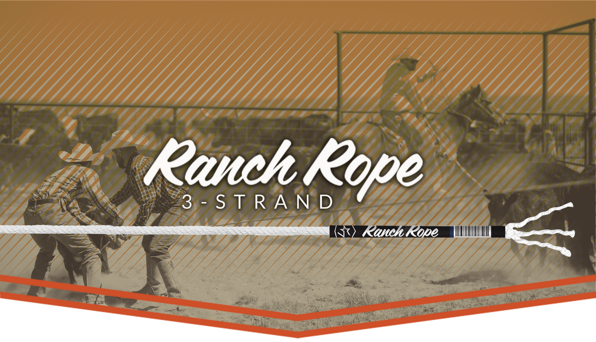 The Lone Star 3 Strand Ranch Rope - Nylon
