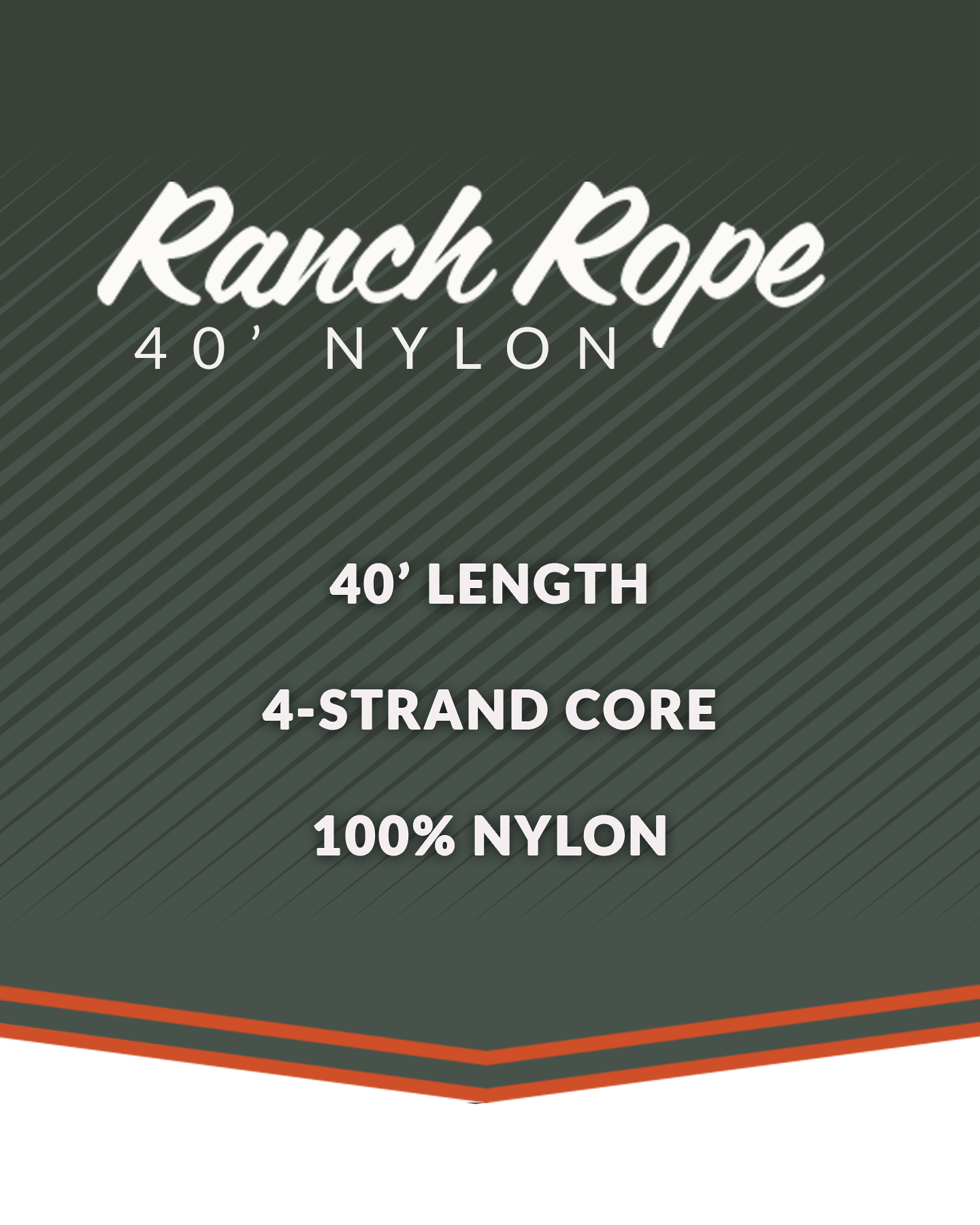 The Lone Star Ranch Rope - Nylon