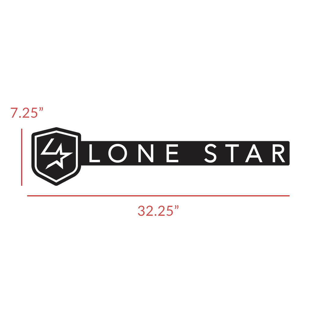 Lone Star Trailer Decal - Side